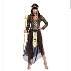 Dreamgirl Women’s Size Large Queen Cleo Halloween Costume Dress Up Cosplay